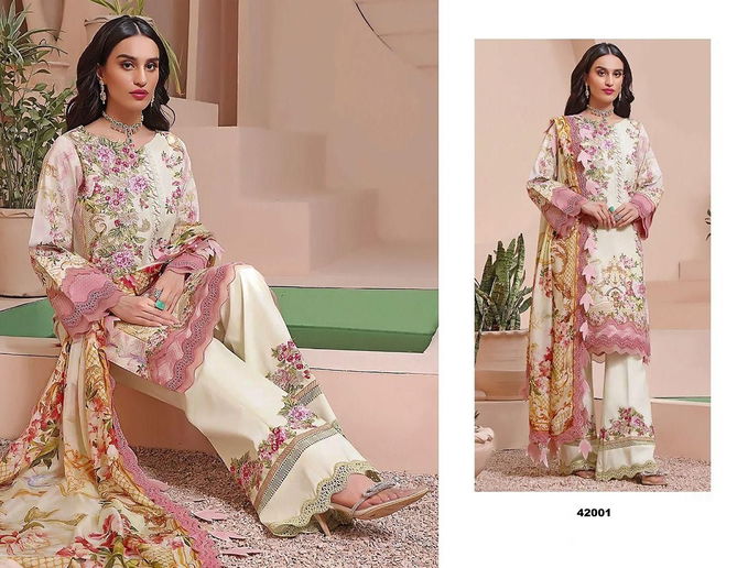 Razia Sultan Vol 42 By Apana Cotton Pakistani Salwar Suits Catalog